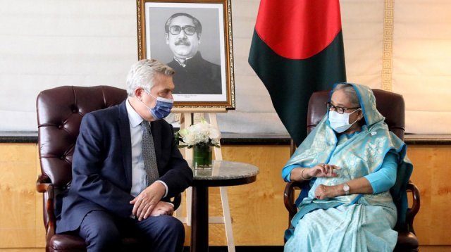 রোহিঙ্গাদের মিয়ানমারে ফেরত পাঠাতে জাতিসংঘের জোরালো ভূমিকা চান প্রধানমন্ত্রী
