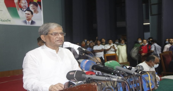 বিএনপি’র সমাবেশস্থল পরিদর্শন মির্জা ফখরুলের