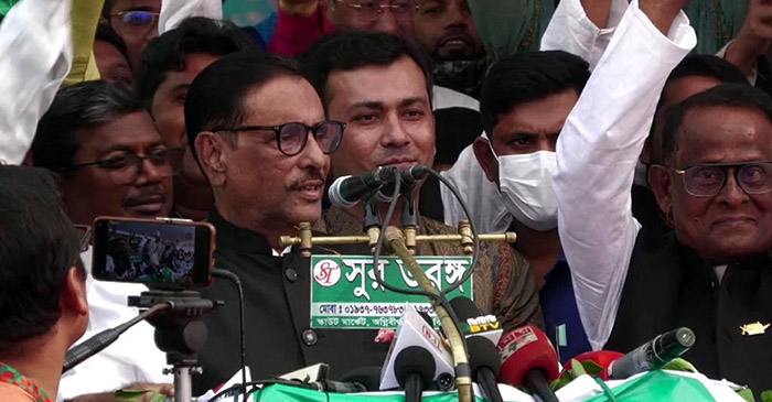 বিএনপি নির্বাচন বানচালের চক্রান্ত করছে: কাদের